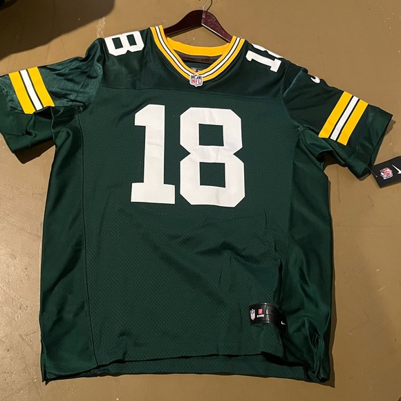 Green Bay Packers #18 Cobb stitched jersey - Picture 1 of 3